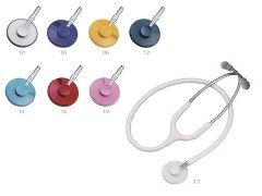 Grandeur Series Single Head Stethoscope in Colored Aluminum Chestpiece  