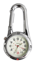 Carabiner watch - Silver