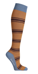 Kompresjons sokker - orange med litt blått