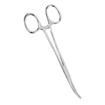 Kelly  Forcep 14 cm. Stainless steel curved