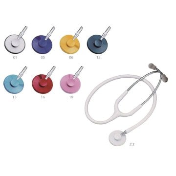 Grandeur Series Single Head Stethoscope in Colored Aluminum Chestpiece  