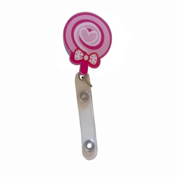Uttrekkbar Id holdere med morsomme motiv. Rosa kjærlighet
