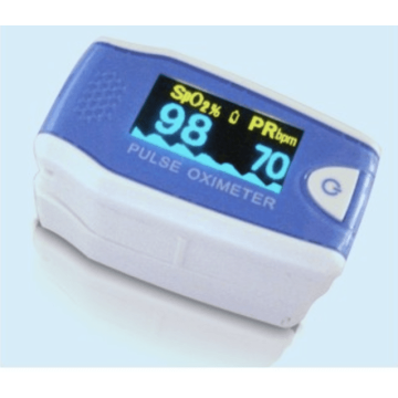 Pulsoksimeter til barn.  Fingertup. Med liten veske