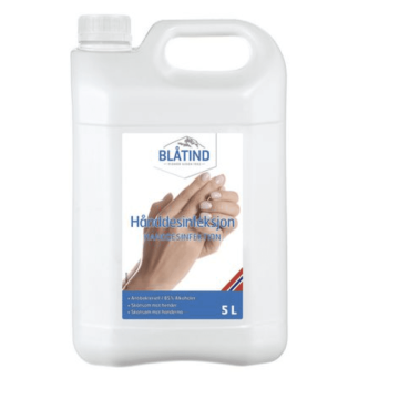 Hånddesinfeksjon 5L Blåtind - Norsk produsert - Only sold in Norway