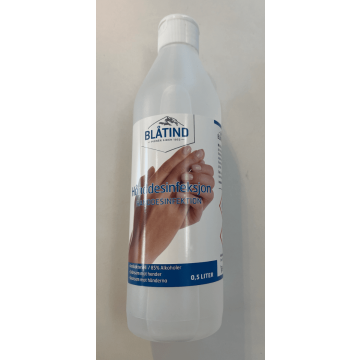 Hånddesinfeksjon 0,5 l-  Blåtind - Norsk produsert 
