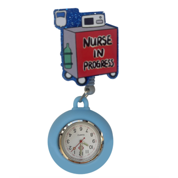 Silikon klokke med motiv - Nurse in progress:)