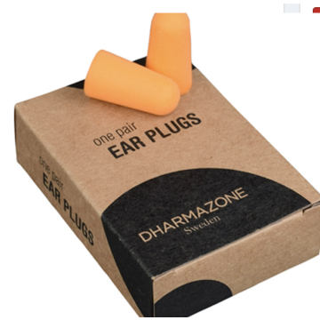 Ear plugs. Green solution from Dharmazone. Sweden. 