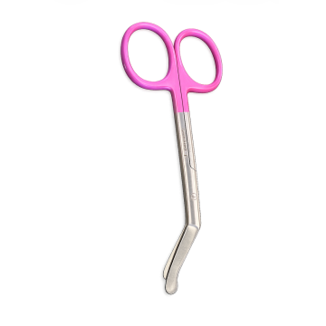 Bandage saks liten. Rosa håndtak