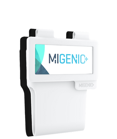 Migenic® 8 cm i hvit og sort